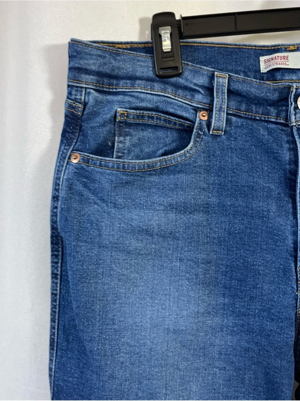 Signature by Levi Strauss cropped straight